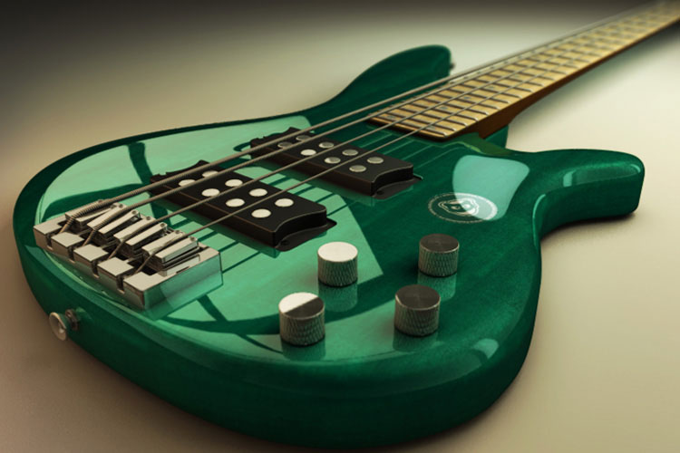 3D bass guitar